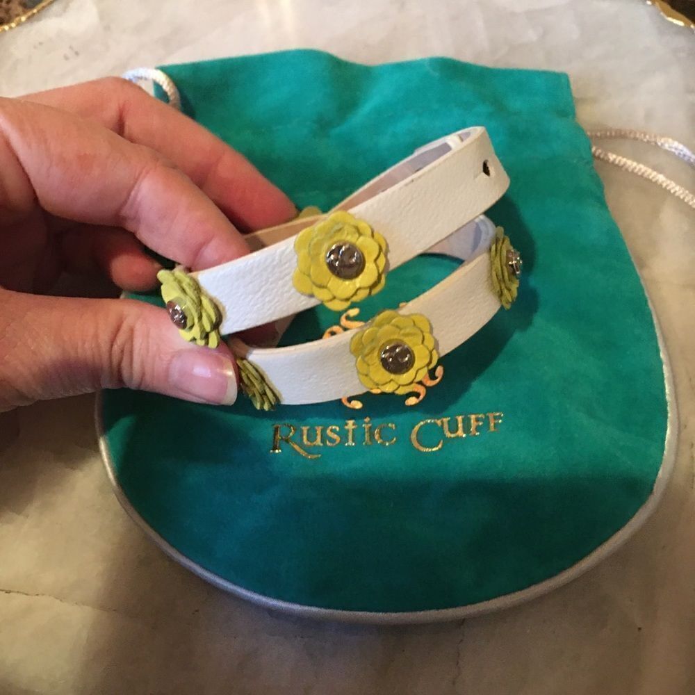 Double Wrap Rustic Cuff Meagan - Picture 5 of 9